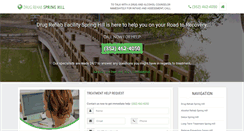 Desktop Screenshot of drugrehabspringhill.com